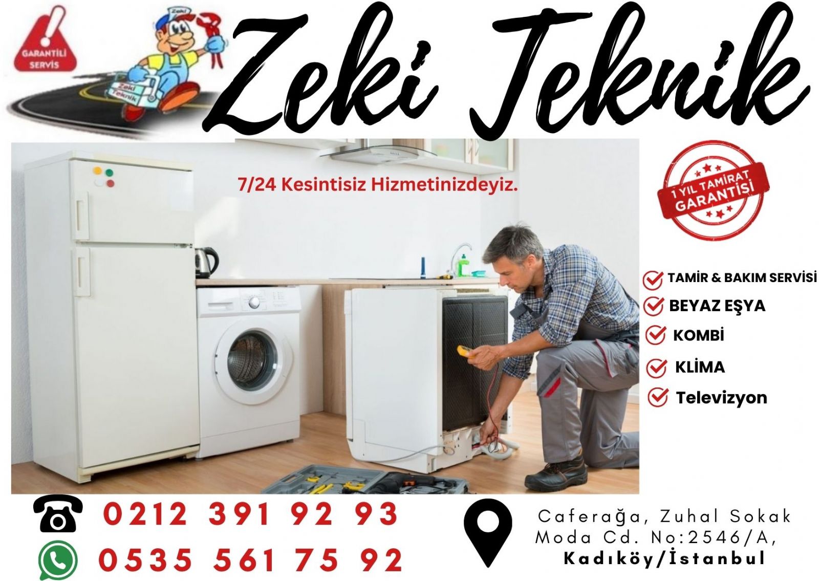 Kadıköy Beyaz Eşya Servisi