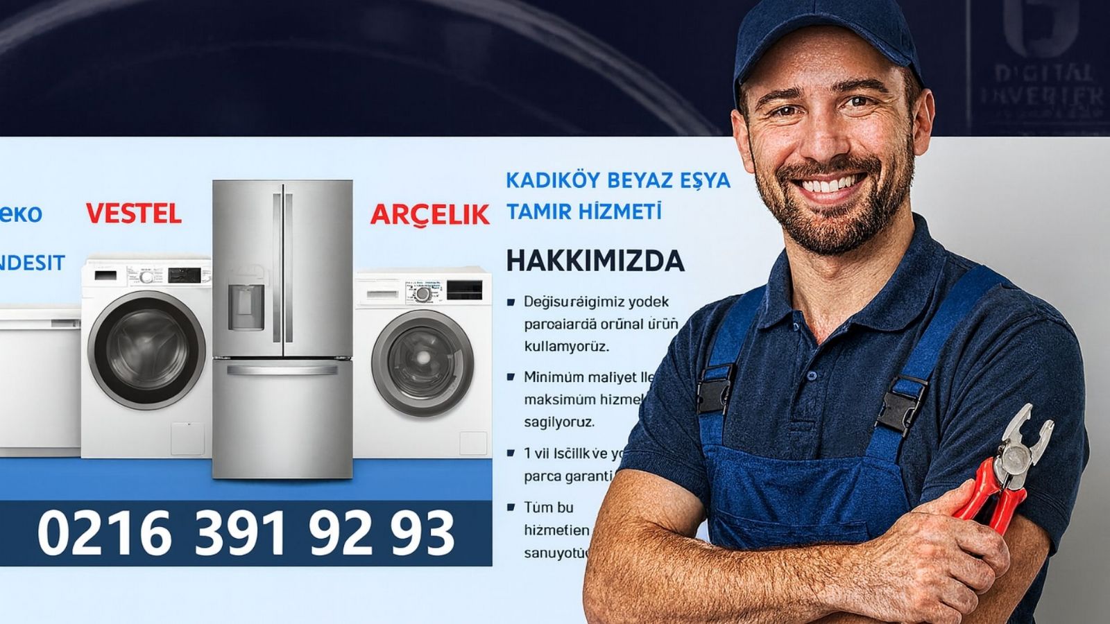 kadıköy beyaz eşya servisi